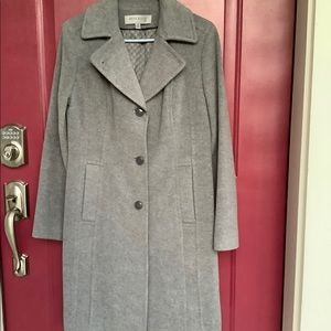 Anne Klein Wool Dress Coat